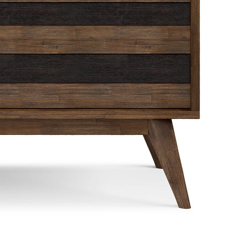 Clarkson - TV Stand - Rustic Natural Aged Brown - sold by Home Elegance USA