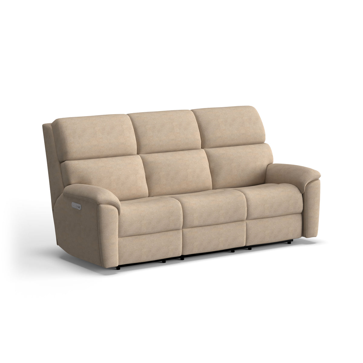 Porter Transitional Power Reclining Sofa With Console & Power Headrests & Lumbar | Flexsteel