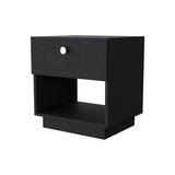 Peyton 2 Piece Bedroom Set, Armoire + Nightstand, Black - sold by Home Elegance USA