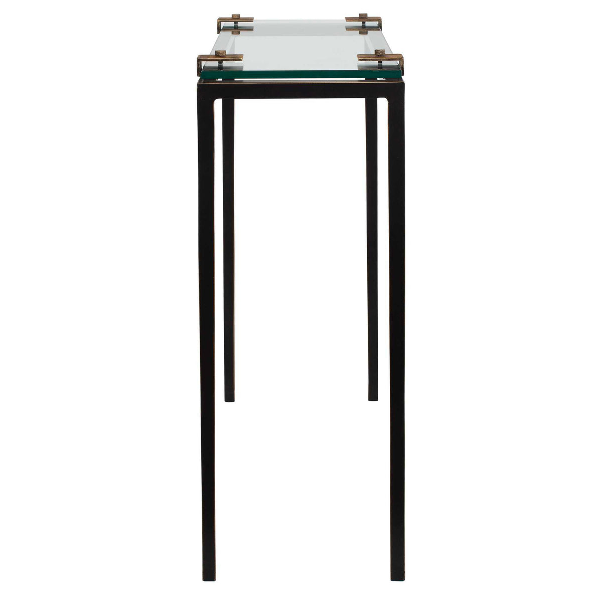 Averona Glass Top Accent Table - Bronze by Uttermost - View 4