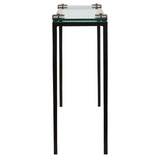 Averona Glass Top Accent Table - Bronze by Uttermost - View 4