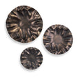 Peonia Outdoor Wall Art (Set of 3) - Bronze by Uttermost - View 1