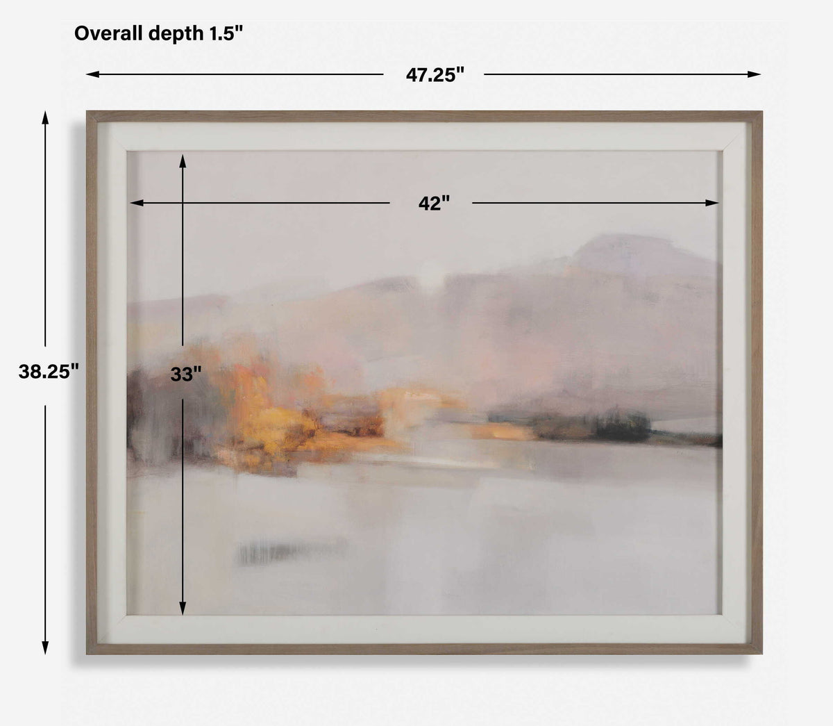Memory Of The West Landscape Print - Gray by Uttermost - View 8