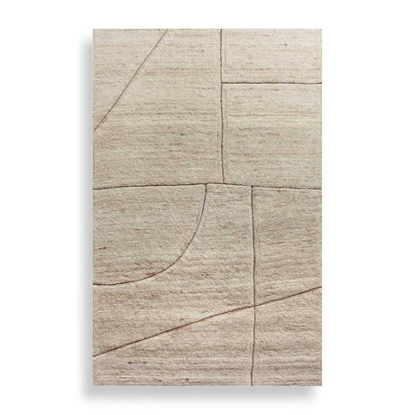 Kenyan Geometric 8 X 10 Rug - Light Brown by Uttermost - View 1