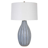 Veston Blue Glaze Table Lamp - Light Blue by Uttermost - View 4