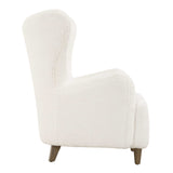 Ingel Wingback Armchair - White by Uttermost - View 5