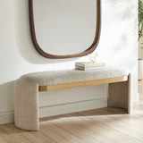 Serena Bench - White by Uttermost - View 3