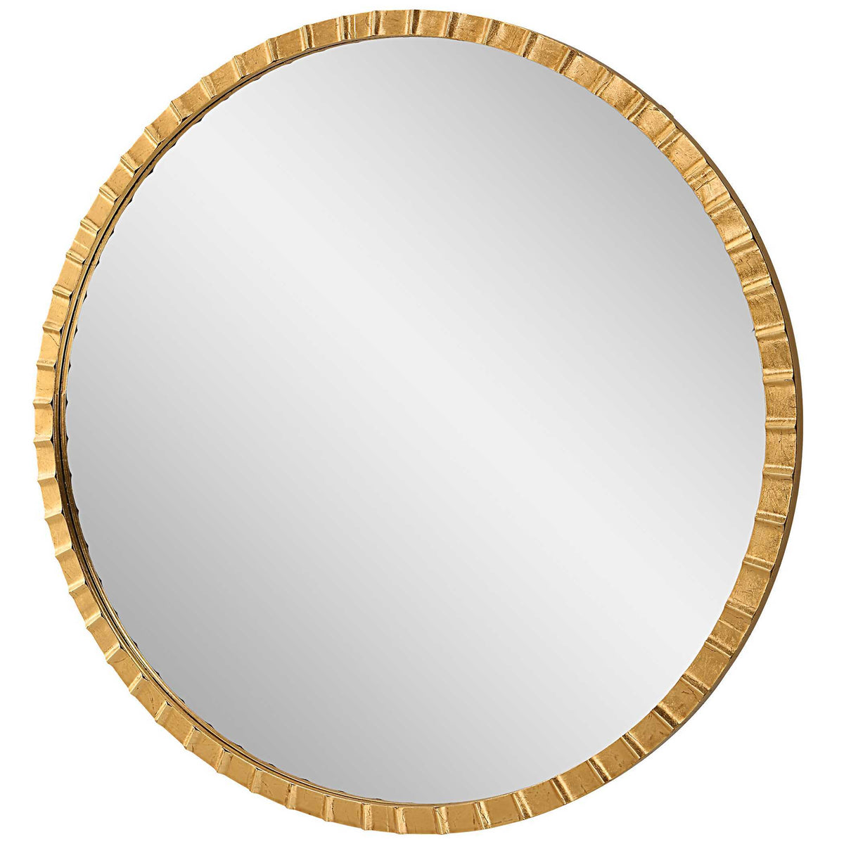 Dandridge Round Mirror - Gold by Uttermost - View 4