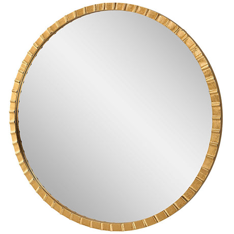 Dandridge Round Mirror - Gold by Uttermost - View 4