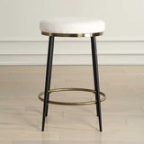 Ensemble Counter Stool Cream - White by Uttermost - View 3