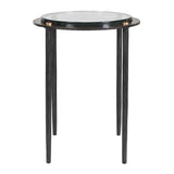 Kennington Round Glass Accent Table - Black by Uttermost - View 5
