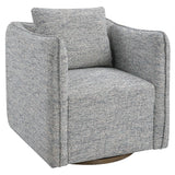 Corben Swivel Chair - Light Gray by Uttermost - View 4