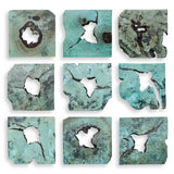 Bahati Wood Wall Decor (Set of 9) - Blue by Uttermost - View 6
