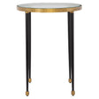Stiletto Side Table Antique Gold - Gold / Black by Uttermost - View 1