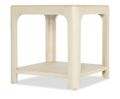 Archives Raffia End Table - Beige by Hooker Furniture - View 3