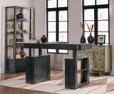 Melange Pinwheel Hall Chest - Gray by Hooker Furniture - View 4