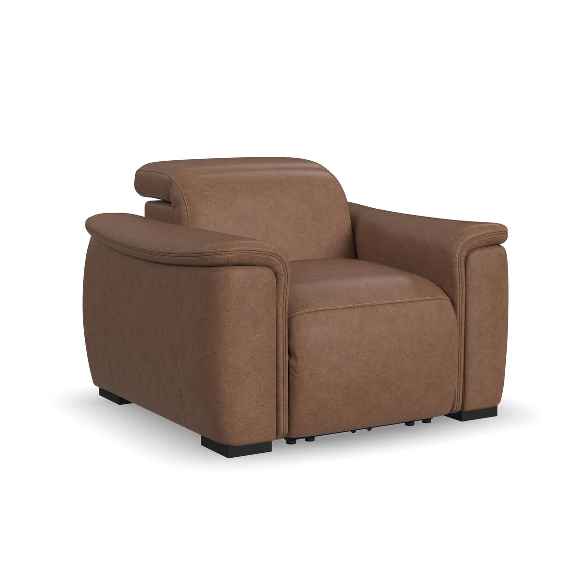Camden Power Recliner With Power Headrest - Dusty Taupe | Flexsteel