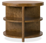 Melange Mulholland Round End Table - Dark Brown by Hooker Furniture - View 5