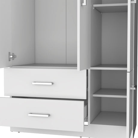 Four Door Armoire Crosby, Bedroom, White - sold by Home Elegance USA