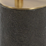 Kaufman Crystal Accent Table Black / Brass - Black / Gold by Uttermost - View 7