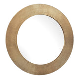 Tano Round Mirror Antique Brass - Gold by Uttermost - View 4