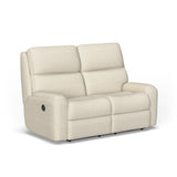 Rio Transitional Fabric Power Reclining Loveseat | Flexsteel