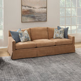 Lottie Fabric Sofa With Skirt Trim | Flexsteel
