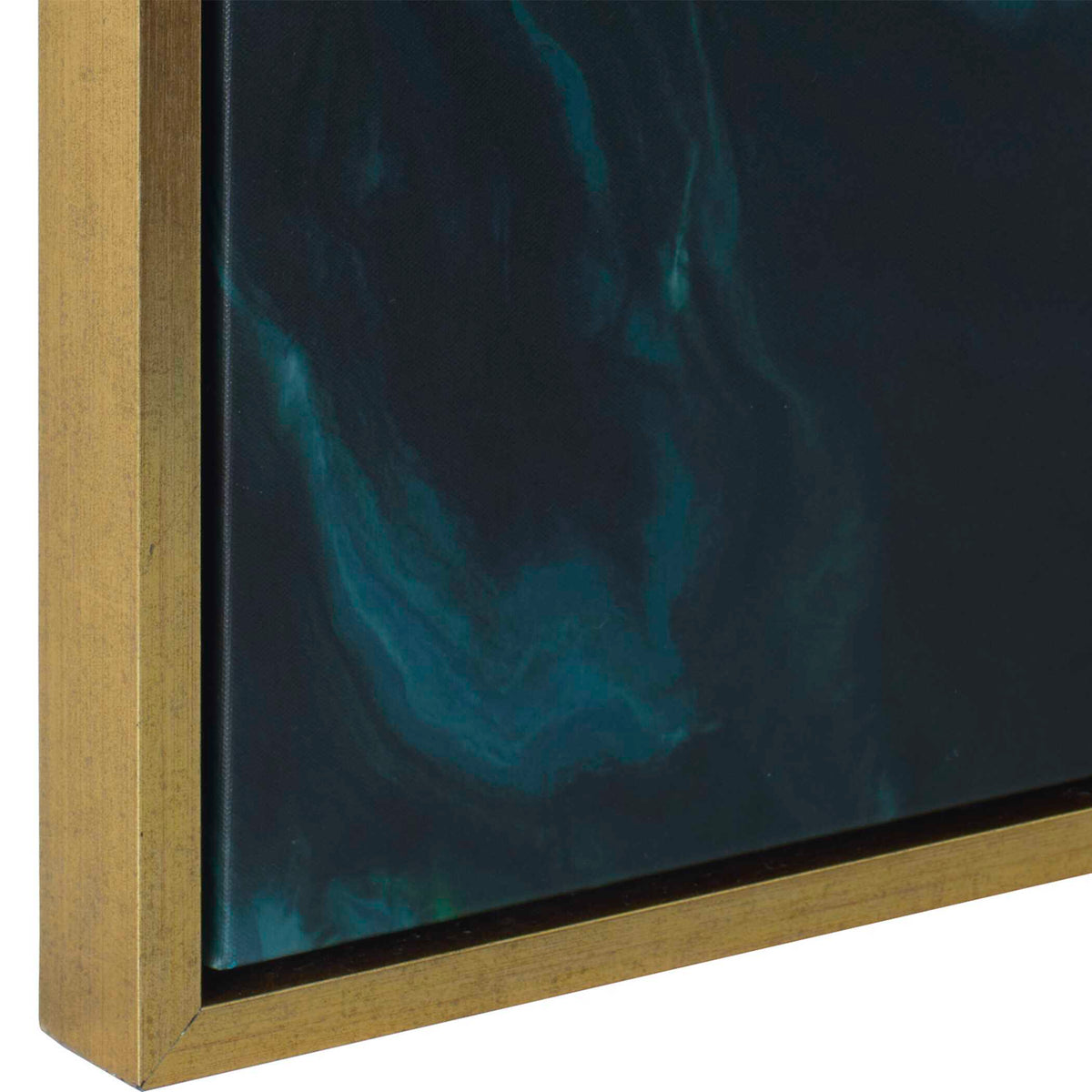 Serene Green Framed Abstract Art by Uttermost - View 5