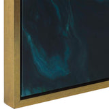Serene Green Framed Abstract Art by Uttermost - View 5