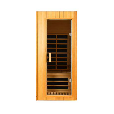 Hemlock One-Person Far Infrared Roof-Embedded Indoor Sauna Room - sold by Home Elegance USA