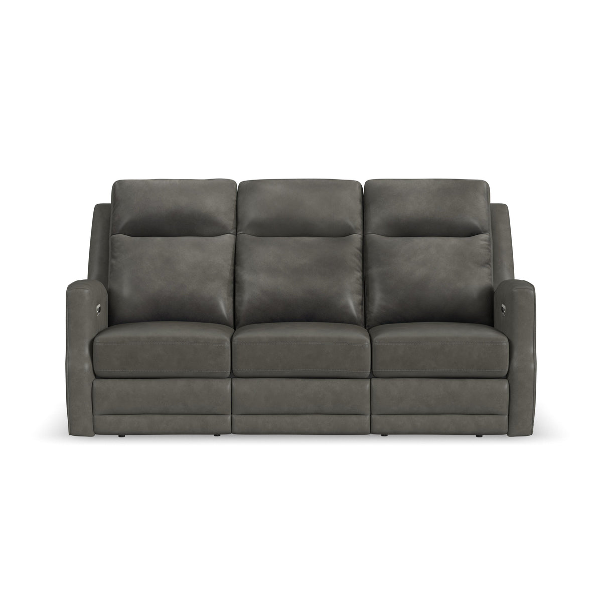 Maxwell Power Reclining Sofa With Power Headrests And Lumbar - Cinder | Flexsteel