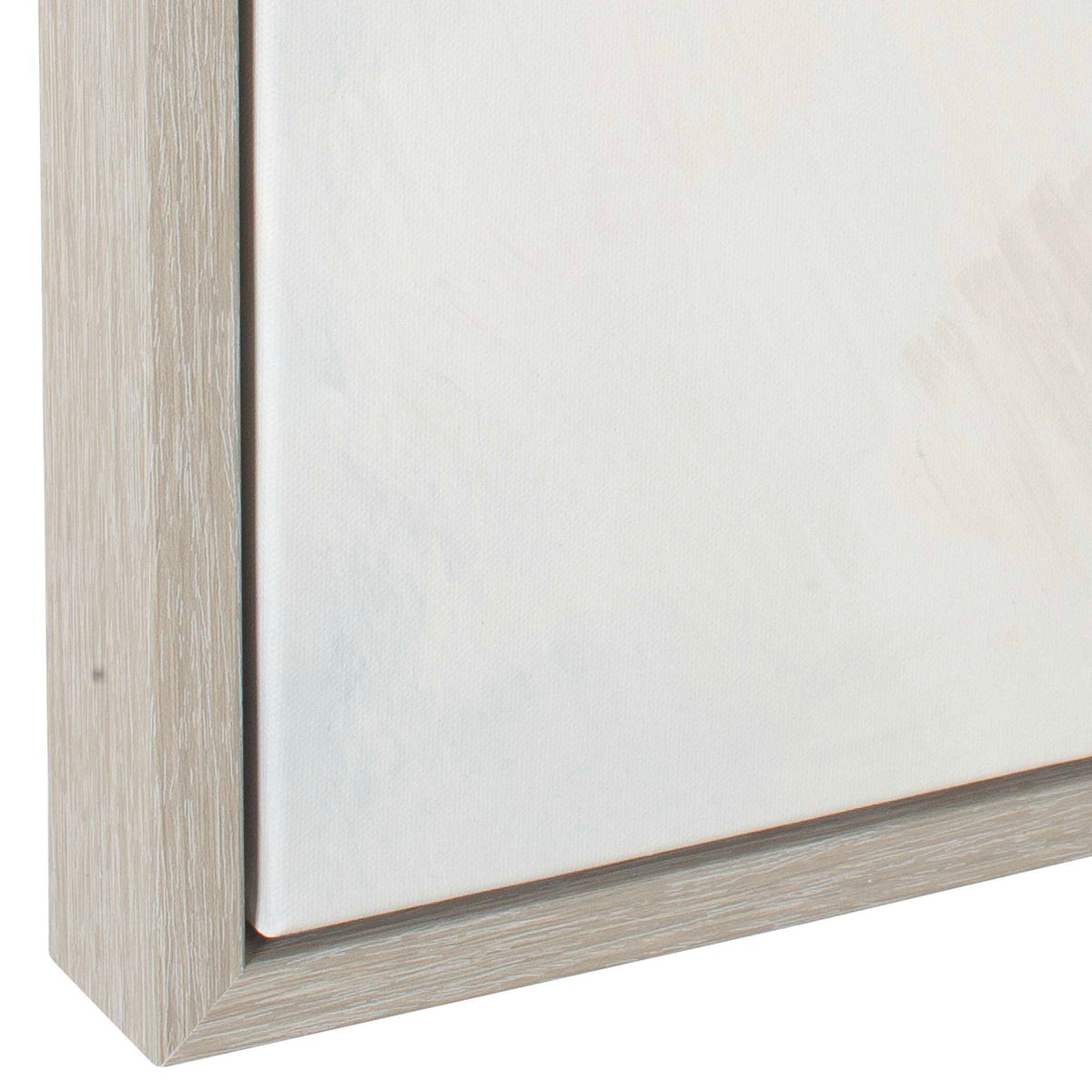 Simple Serenity Framed Abstract Art - White / Light Blue by Uttermost - View 5