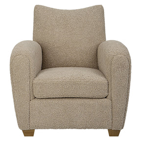 Teddy Accent Chair Latte - Beige by Uttermost - View 1