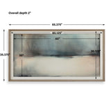 Deep Rains Framed Abstract Print - Light Gray by Uttermost - View 8