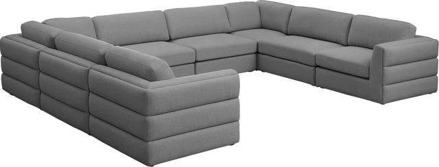 Beckham - Modular Sectional 8 Piece - Gray | Home Elegance USA