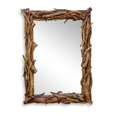 Rooted Reflection Mirror Natural - Dark Brown by Uttermost - View 1