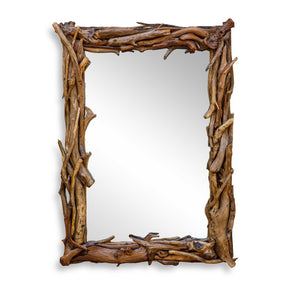 Rooted Reflection Mirror Natural - Dark Brown by Uttermost - View 1