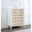 Talia White 8-drawer Chest