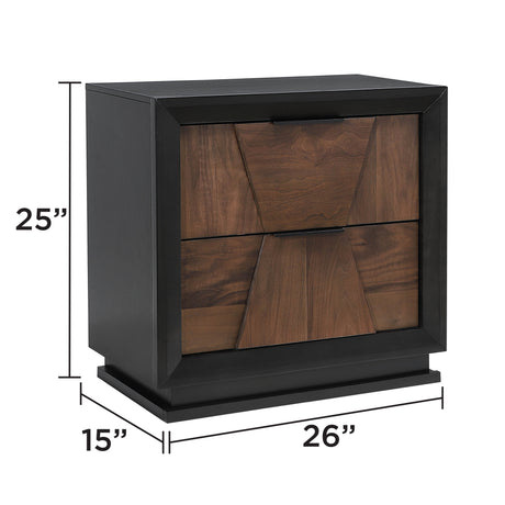 Houston Traditional Style Queen 5 Piece Bedroom Set in Walnut - sold by Home Elegance USA