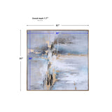 Road Less Traveled Abstract Art - Blue / Yellow by Uttermost - View 9