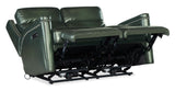 Hamilton Power Loveseat With Power Headrest - Dark Green by Hooker Furniture - View 3