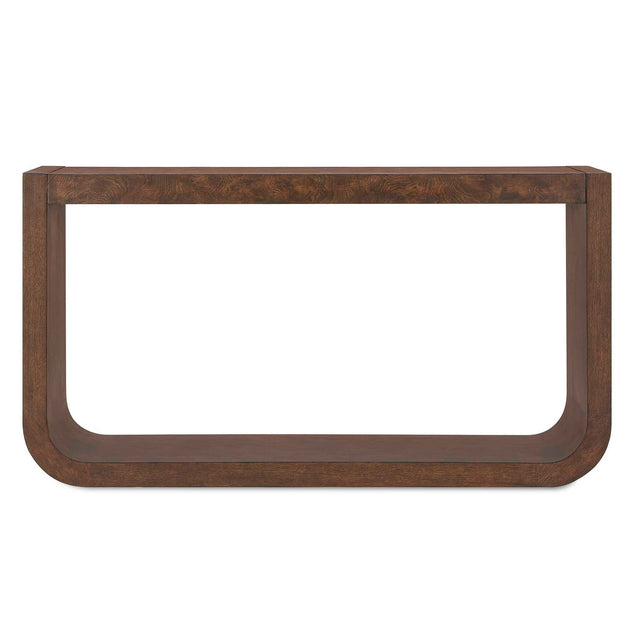 Flores Modern Console Table Woodtone - Dark Brown by Uttermost - View 1