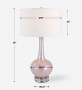 Rosa Table Lamp - Pink by Uttermost - View 8