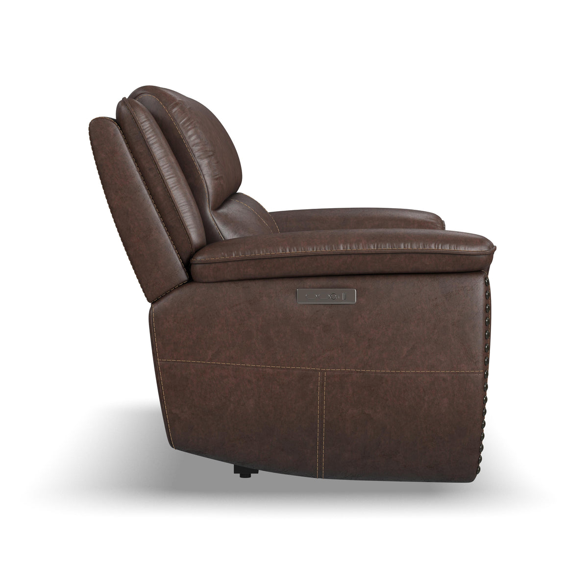 Beau Power Reclining Loveseat With Power Headrests - Sable | Flexsteel