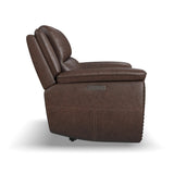 Beau Power Reclining Loveseat With Power Headrests - Sable | Flexsteel
