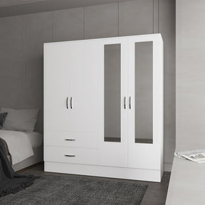 Armoire Ron, Bedroom, White - sold by Home Elegance USA