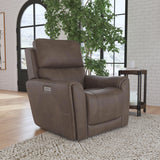 Carter Power Recliner With Power Headrest & Lumbar - Cappuccino | Flexsteel