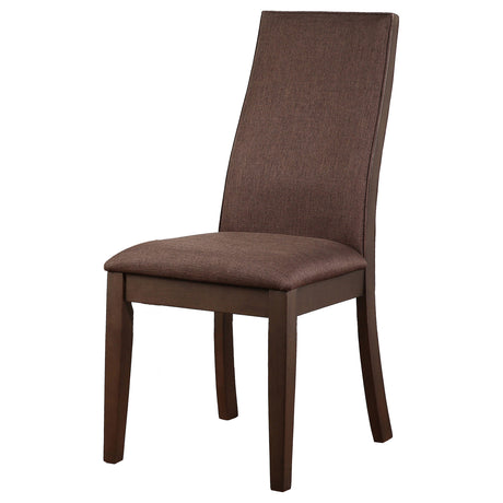Holloway Natural Walnut and Chocolate 7-piece Dining Set - sold by Home Elegance USA