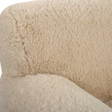 Abide Sheepskin Accent Chair - Beige by Uttermost - View 8