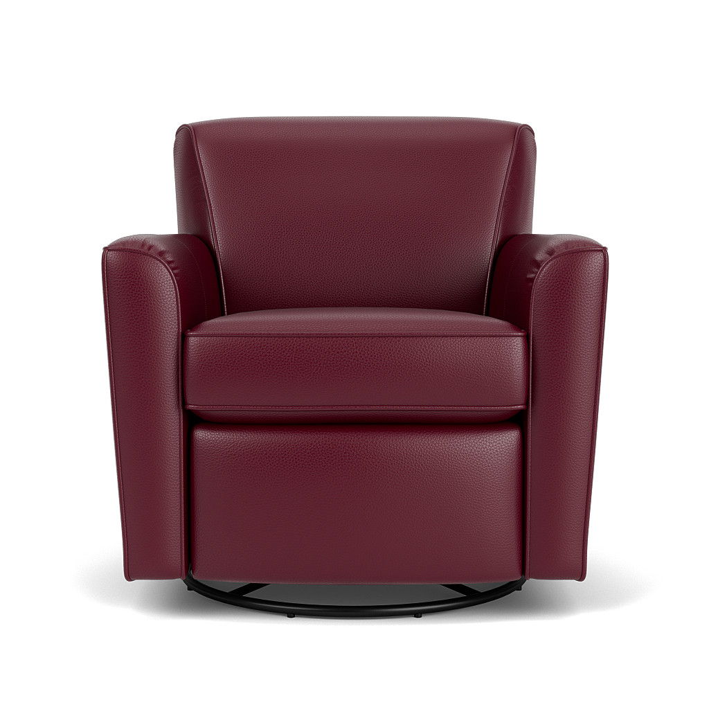 Kingman Leather Swivel Glider | Flexsteel